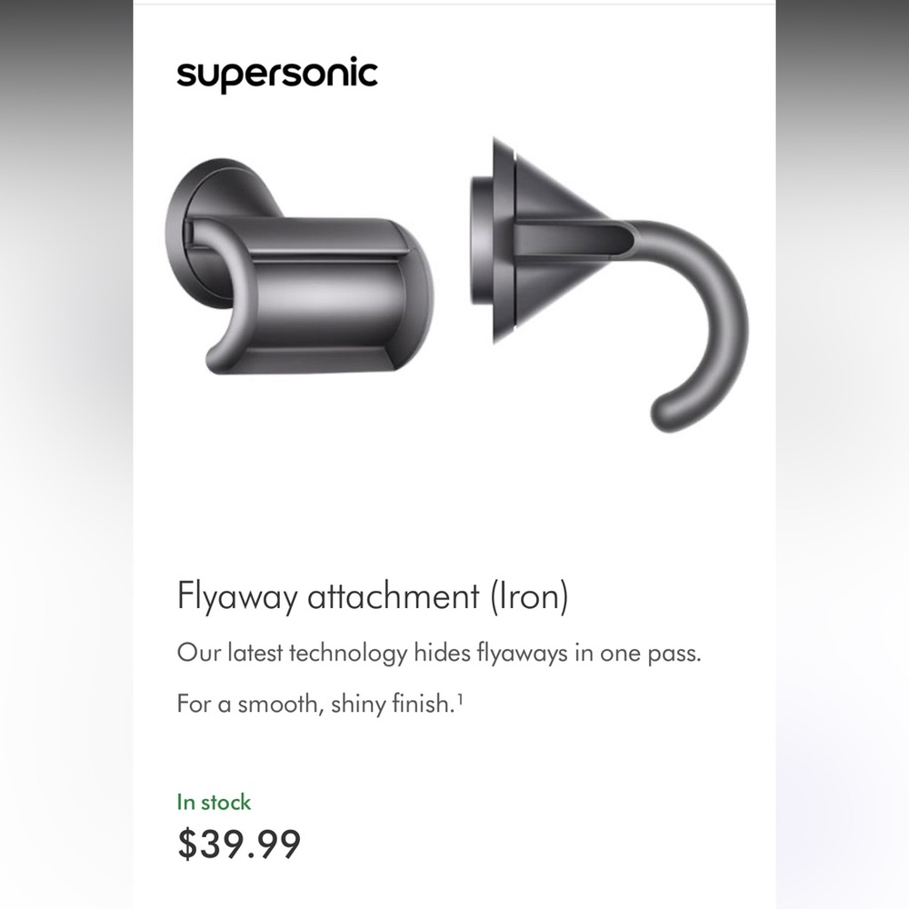 Dyson Supersonic Flyaway Attachment - Iron